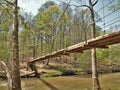 Suspension Bridge in Eno River State Park